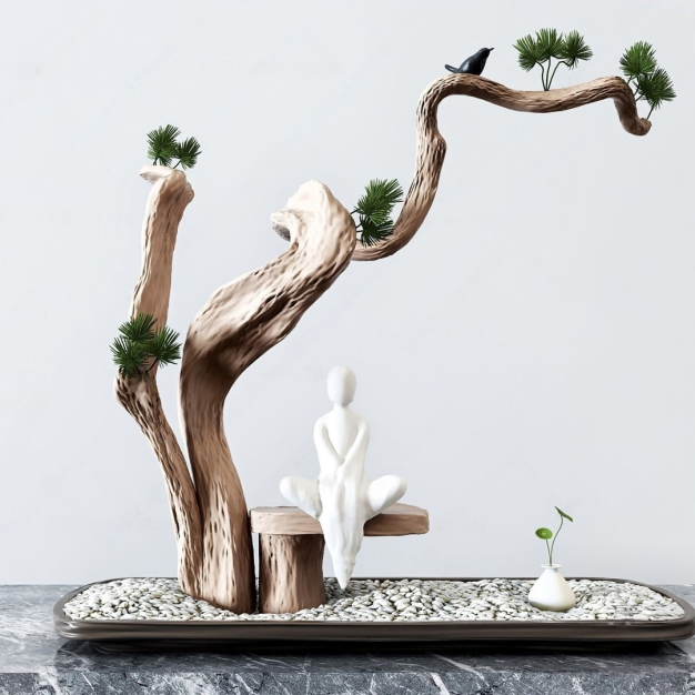 松树盆景3D模型